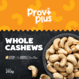 ProviPlus 100% Natural Premium Whole Cashews 500 g Value Pack | Whole Crunchy Cashew | Premium Kaju nuts | Nutritious & Delicious | Gluten Free & Plant based Protein