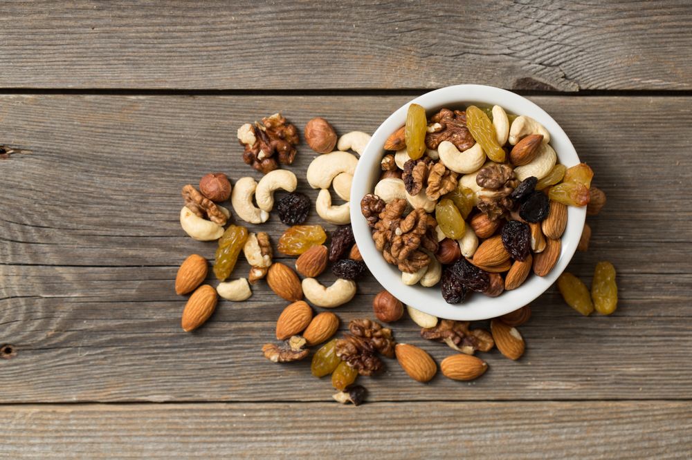 Weight loss guide with dry fruits